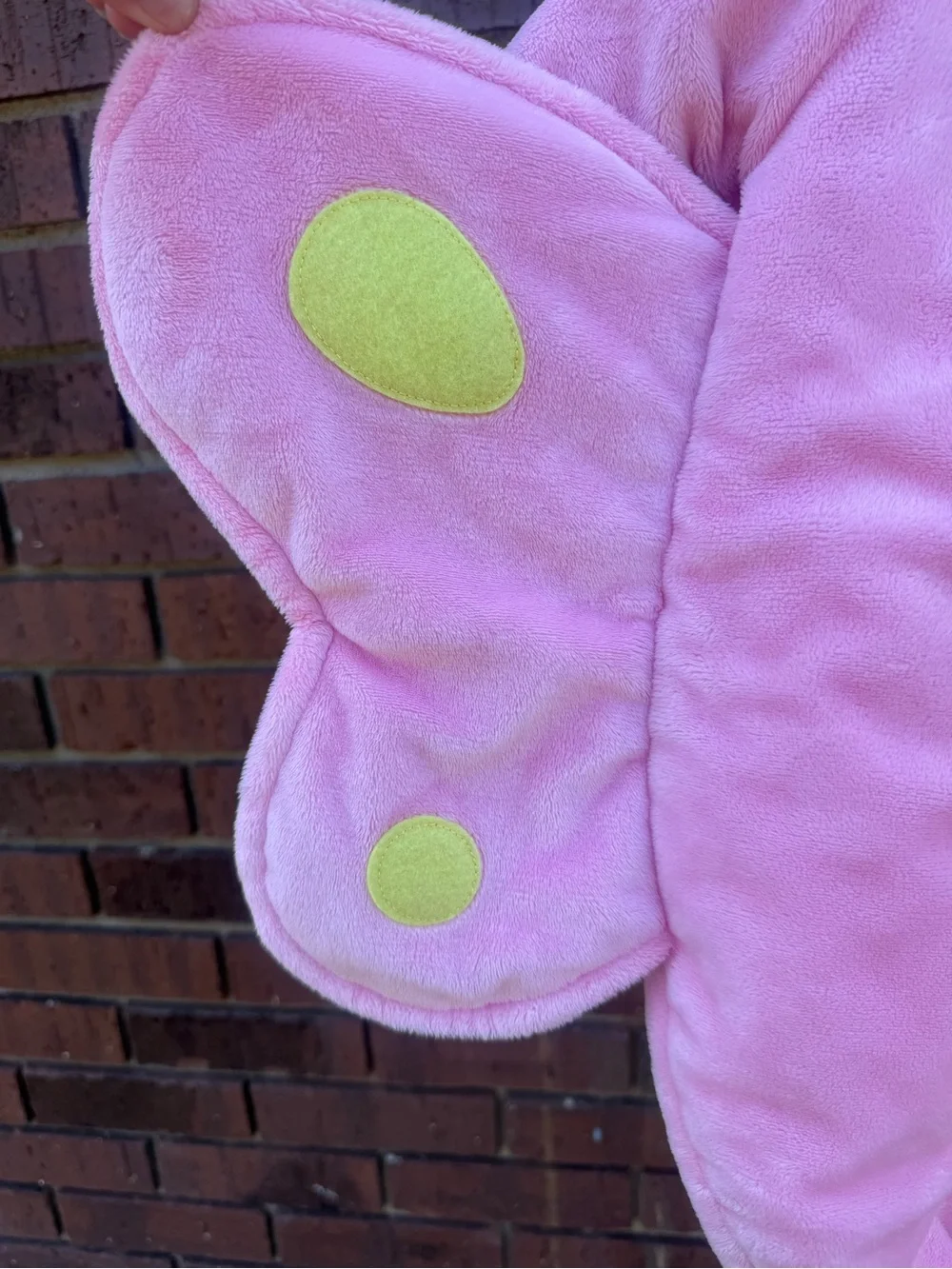 Just Pretend Pink Butterfly Plush Costume One Piece 0-6M